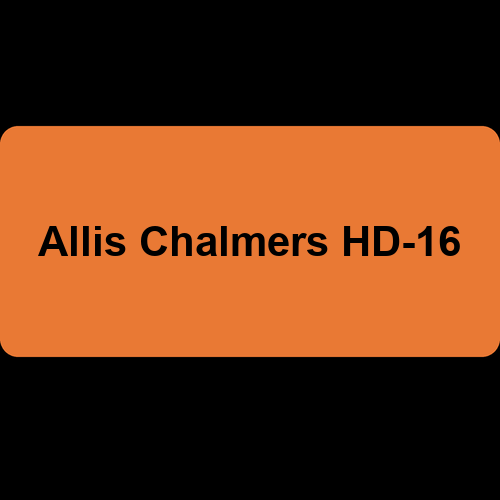 Allis Chalmers HD-16